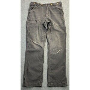 Carhartt Relaxed Fit Work Pants Men’s 32x32 Gray Canvas Utility Workwear